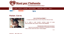 Desktop Screenshot of maniperlinfanzia.com