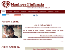 Tablet Screenshot of maniperlinfanzia.com